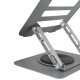 Laptop Stand Folding Lift Cooling Base Desktop Tablet Portable  Adjustable Bracket Compatible With All Notebook Sliver